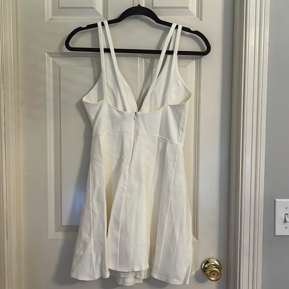NWOT Lulus White Skater Dress - Picture 3 of 11